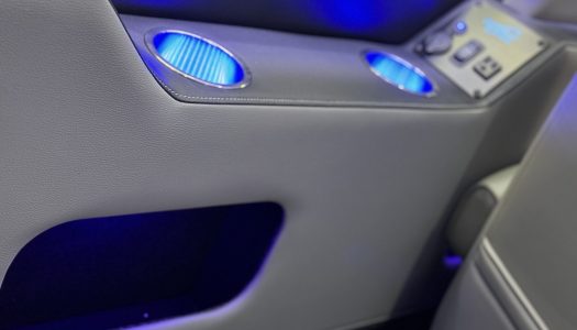 Ram Promaster Side Passenger Storage with LED lights